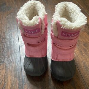 Cat and Jack toddler pink snow boots